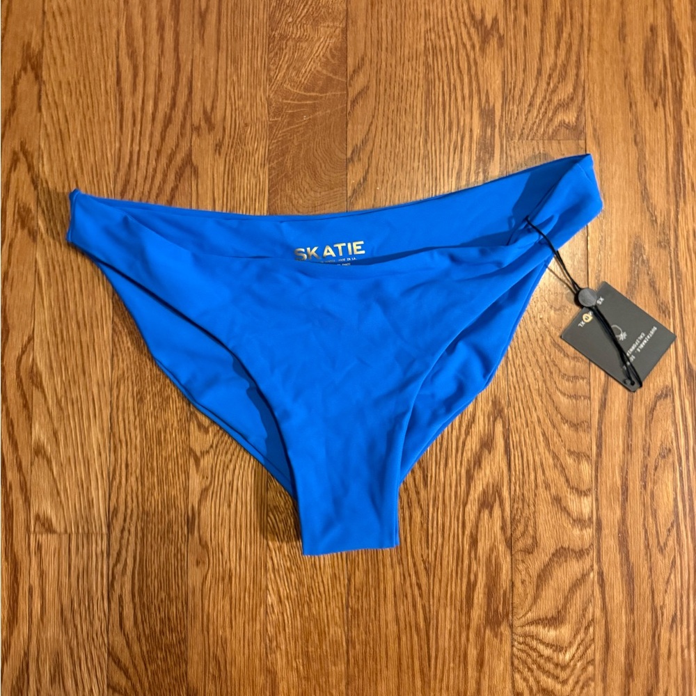 SKATIE Swim Cheryl Bikini Bottom in Pacific